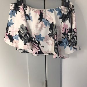 State of Being bandeau floral crop top
